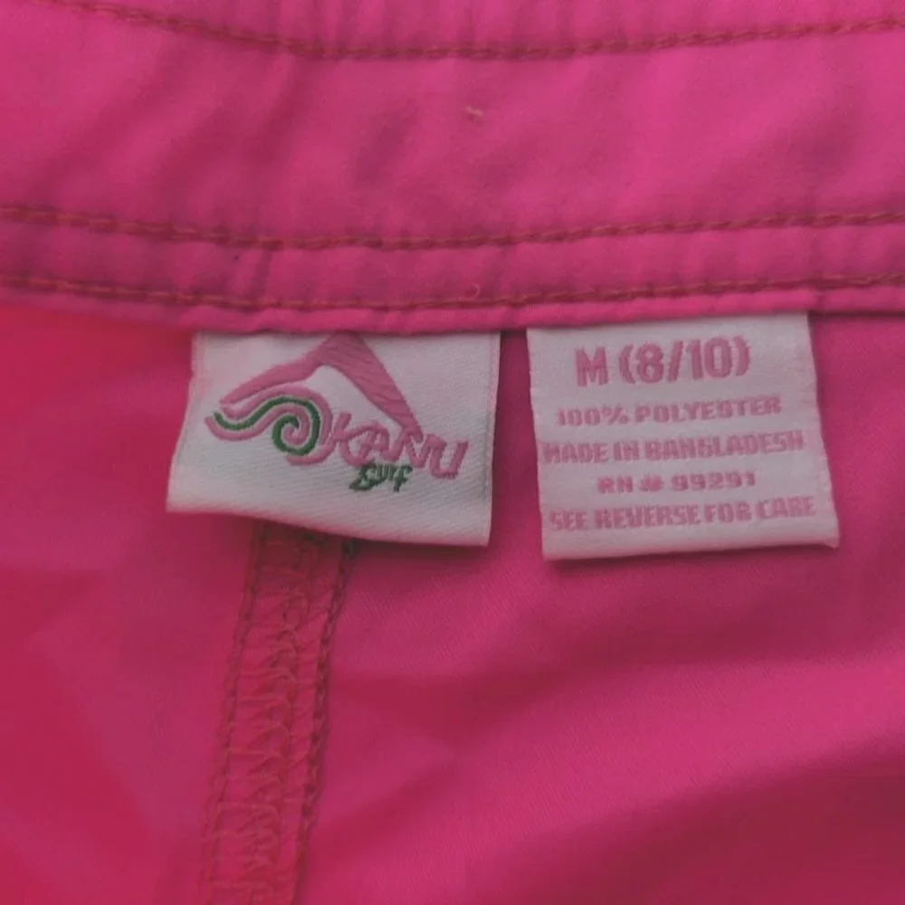 Kanu Surf Girls Sassy Shannon Board Shorts Neon Pink Medium
